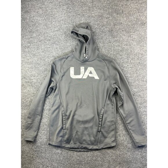 Under Armour Tech Terry Camo Fill Hoodie Men's Medium 1331340-019 Graphite - Picture 1 of 7